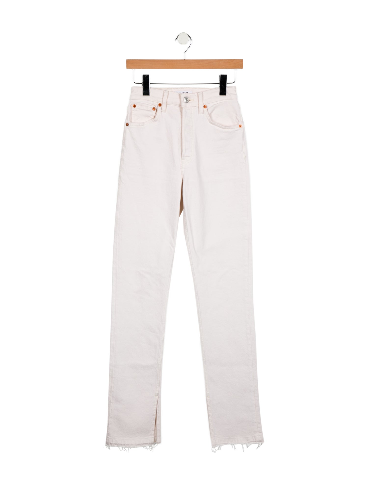 RE/DONE High-Rise Straight Leg Jeans