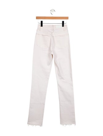 RE/DONE High-Rise Straight Leg Jeans