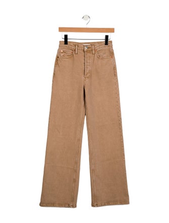 RE/DONE High-Rise Wide Leg Jeans
