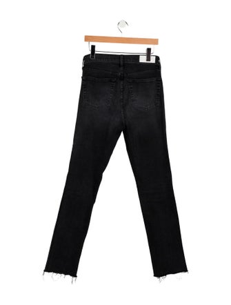 RE/DONE High-Rise Straight Leg Jeans