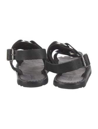 RE/DONE Leather Studded Accents Gladiator Sandals