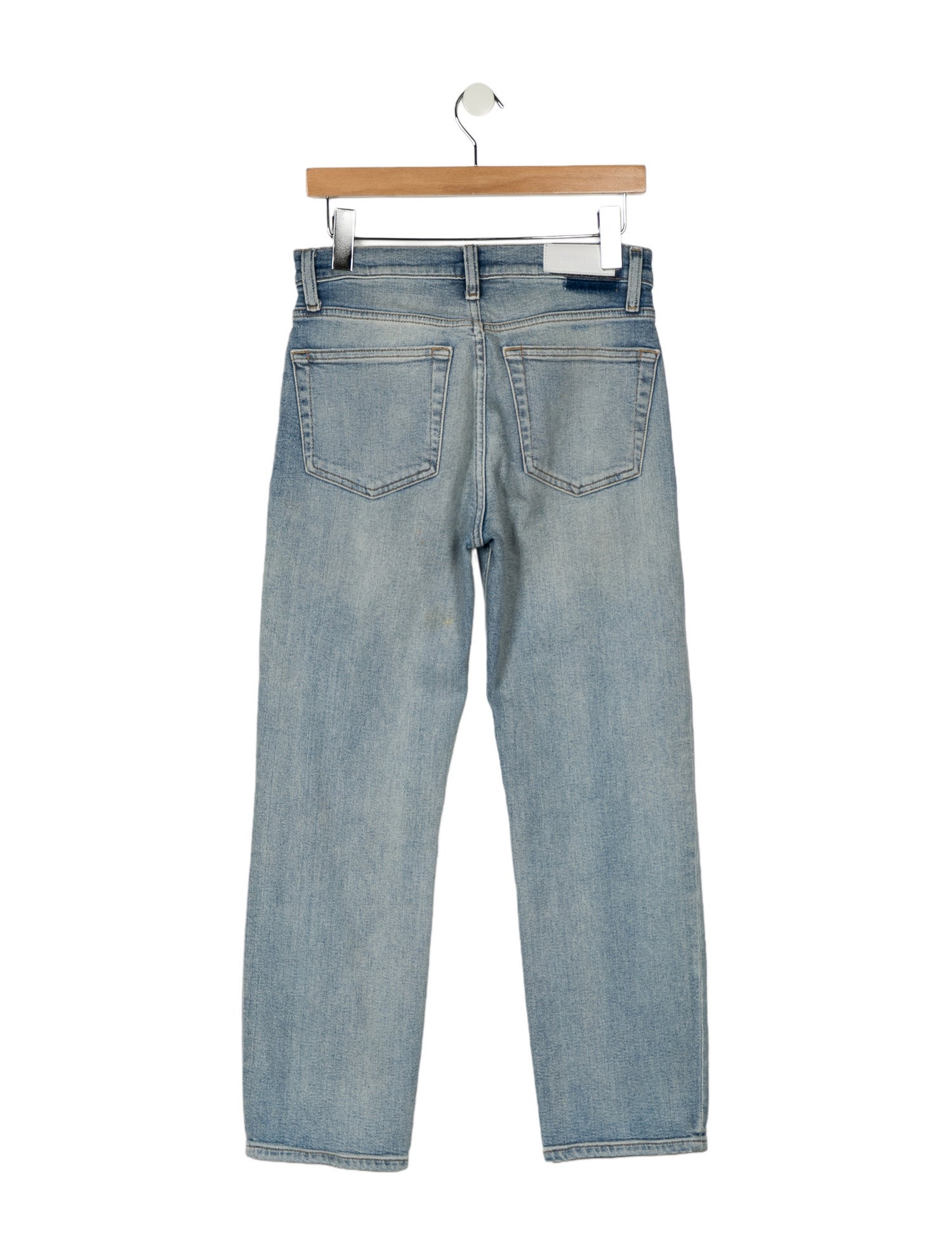 RE/DONE Mid-Rise Straight Leg Jeans