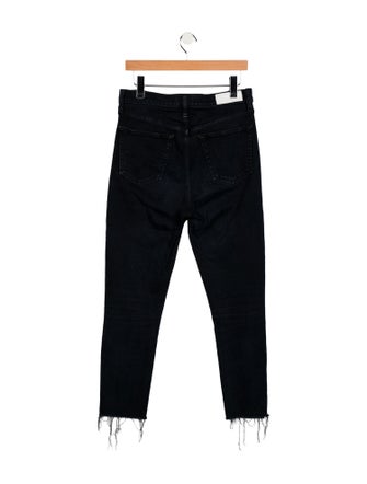 RE/DONE High-Rise Straight Leg Jeans