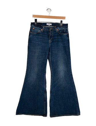 RE/DONE Mid-Rise Wide Leg Jeans