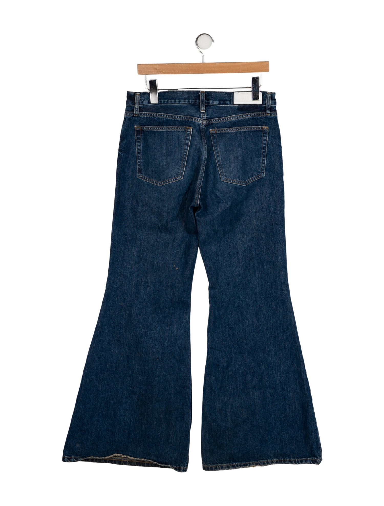 RE/DONE Mid-Rise Wide Leg Jeans