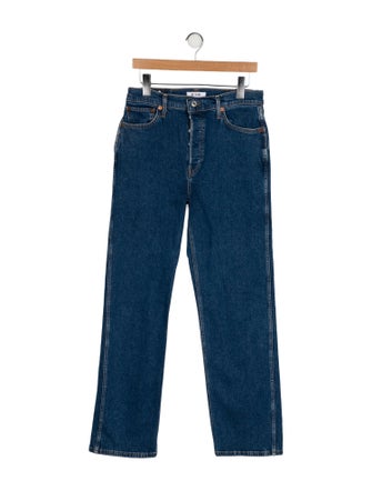 RE/DONE High-Rise Wide Leg Jeans