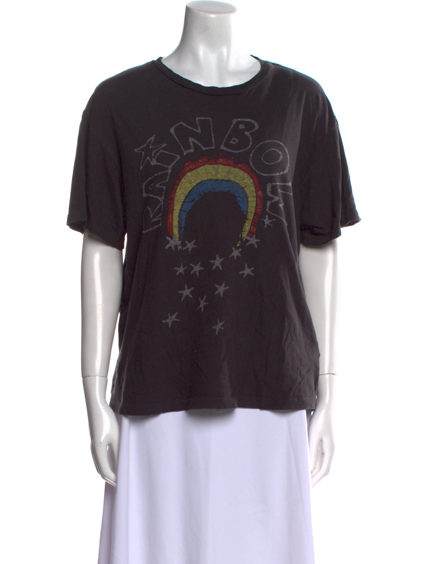 RE/DONE Graphic Print Crew Neck T-Shirt