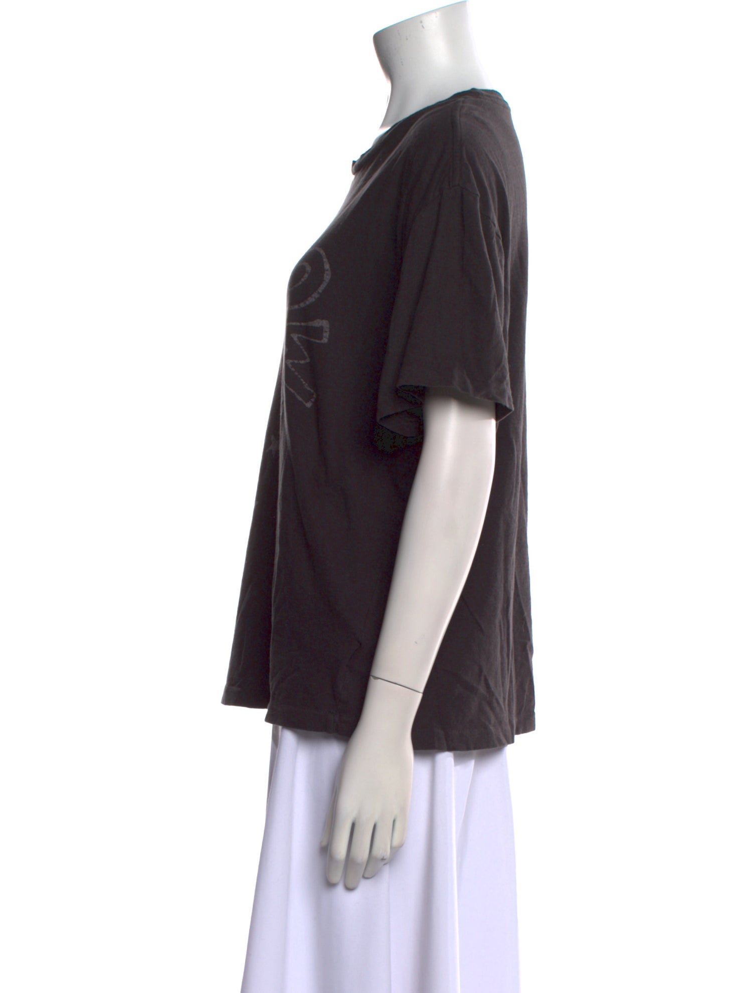 RE/DONE Graphic Print Crew Neck T-Shirt