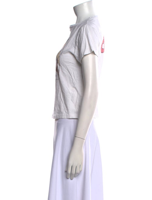 RE/DONE Graphic Print Crew Neck T-Shirt