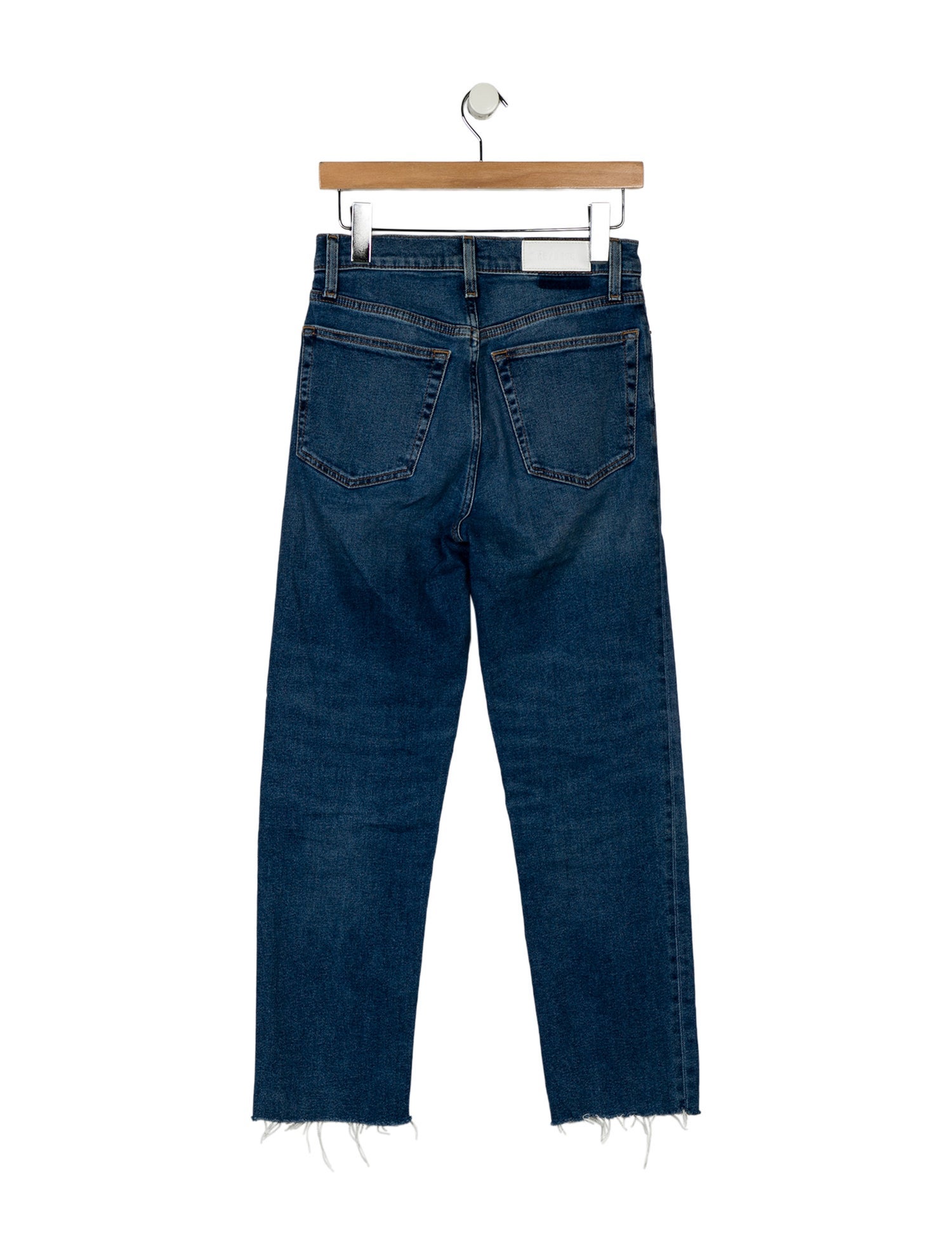 RE/DONE High-Rise Straight Leg Jeans