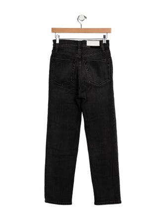 RE/DONE High-Rise Straight Leg Jeans