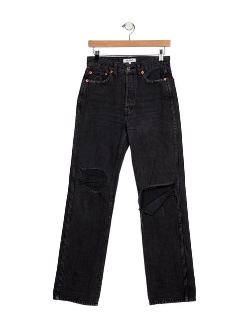 RE/DONE Mid-Rise Straight Leg Jeans