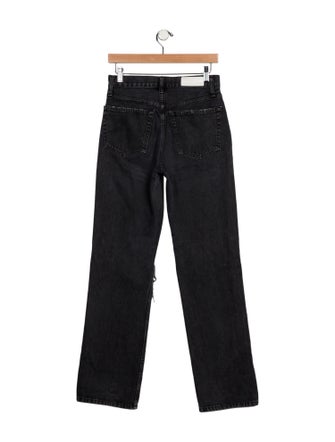 RE/DONE Mid-Rise Straight Leg Jeans