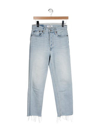 RE/DONE Mid-Rise Straight Leg Jeans