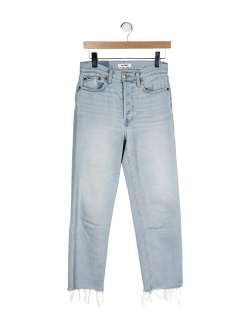 RE/DONE Mid-Rise Straight Leg Jeans