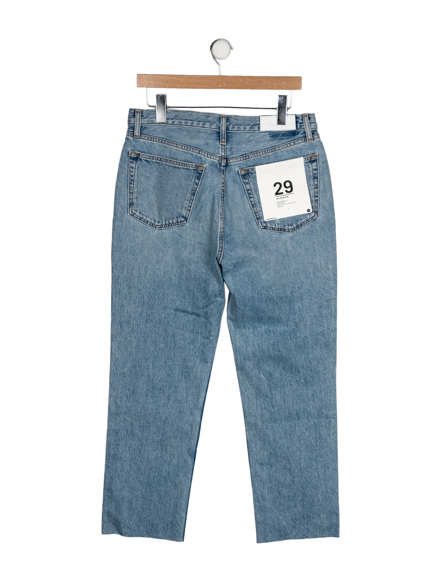 RE/DONE High-Rise Straight Leg Jeans w/ Tags
