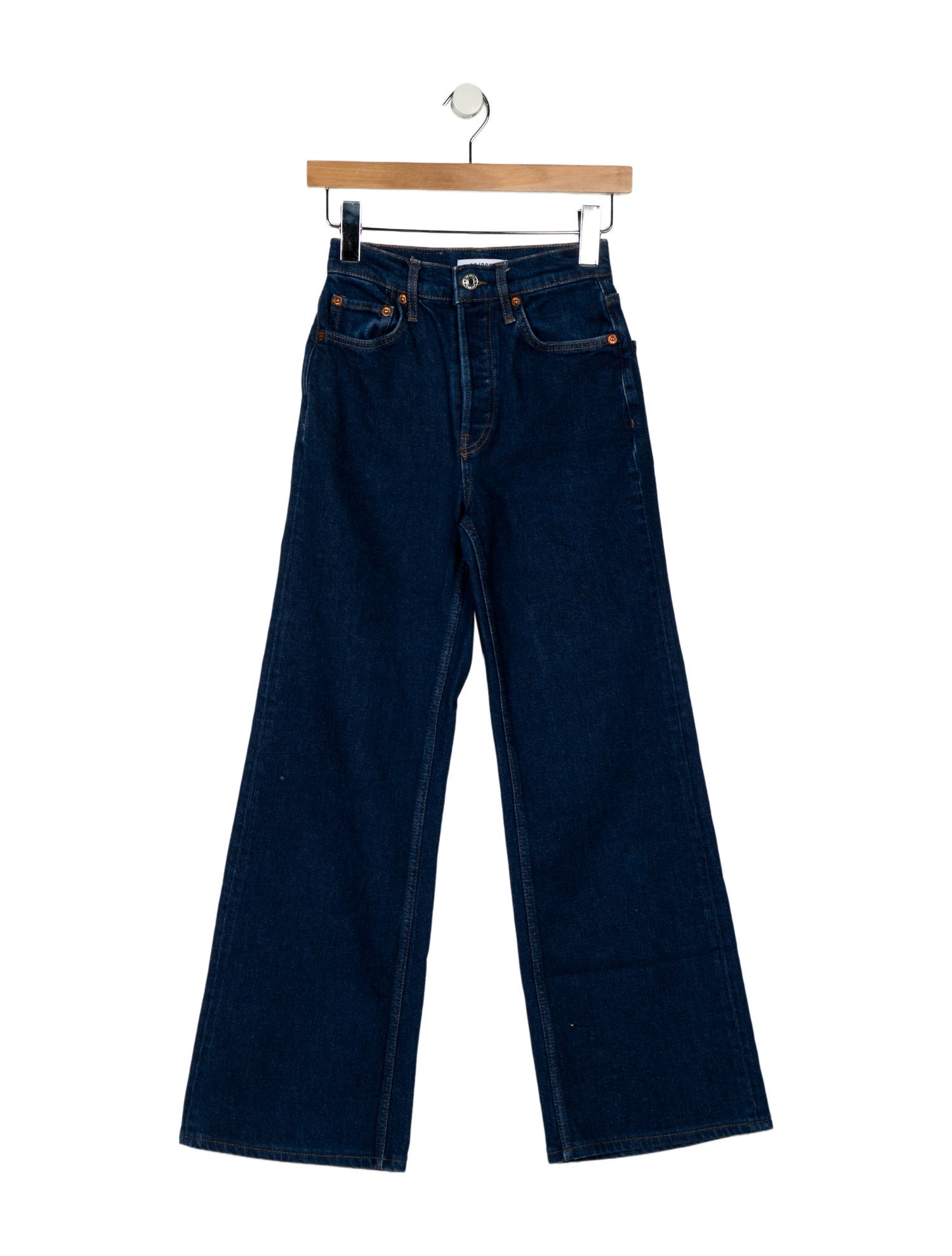 RE/DONE Mid-Rise Wide Leg Jeans