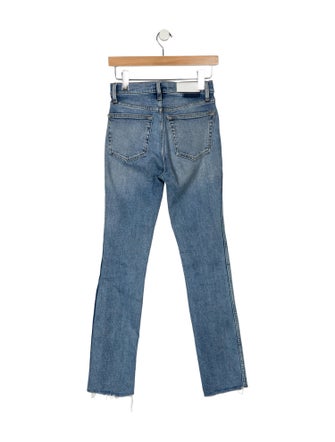 RE/DONE Mid-Rise Straight Leg Jeans
