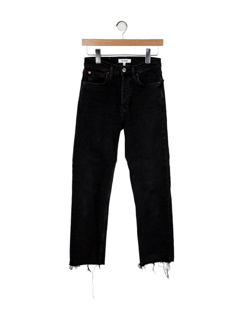 RE/DONE High-Rise Straight Leg Jeans
