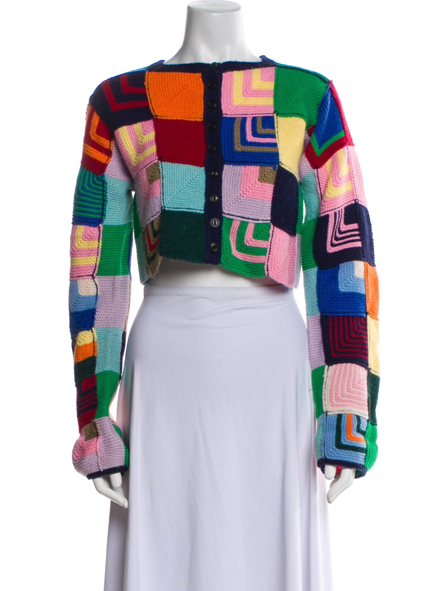 RE/DONE Printed Crew Neck Sweater