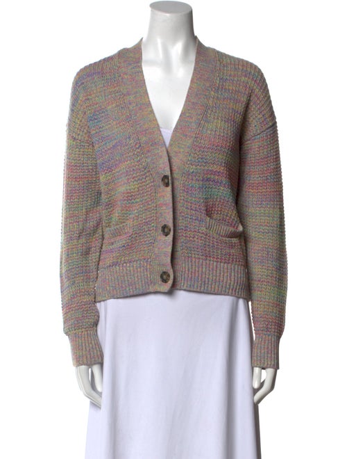 RE/DONE Printed V-Neck Sweater