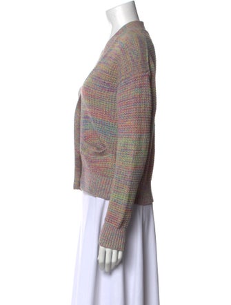 RE/DONE Printed V-Neck Sweater