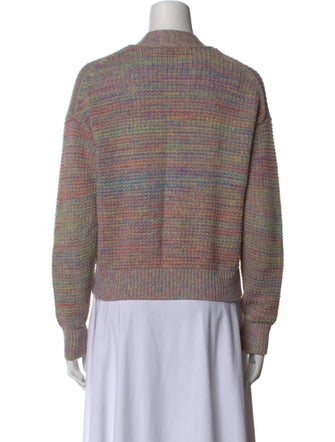 RE/DONE Printed V-Neck Sweater