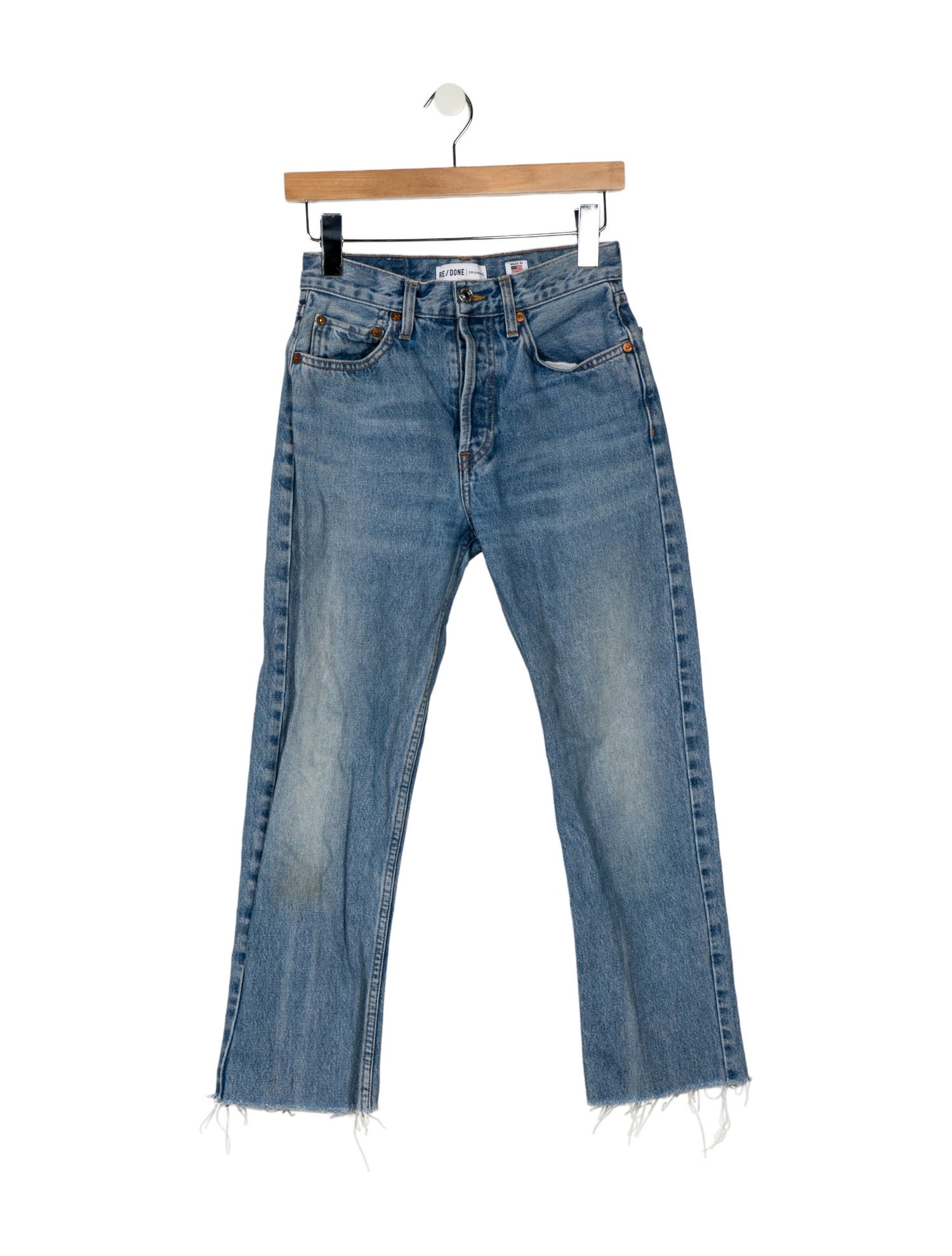 RE/DONE Mid-Rise Straight Leg Jeans
