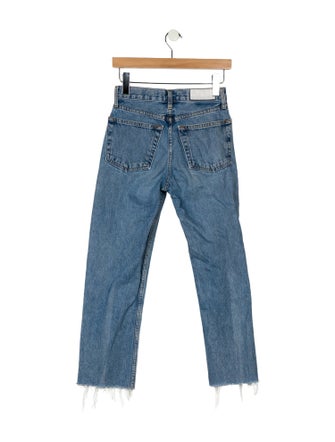 RE/DONE Mid-Rise Straight Leg Jeans
