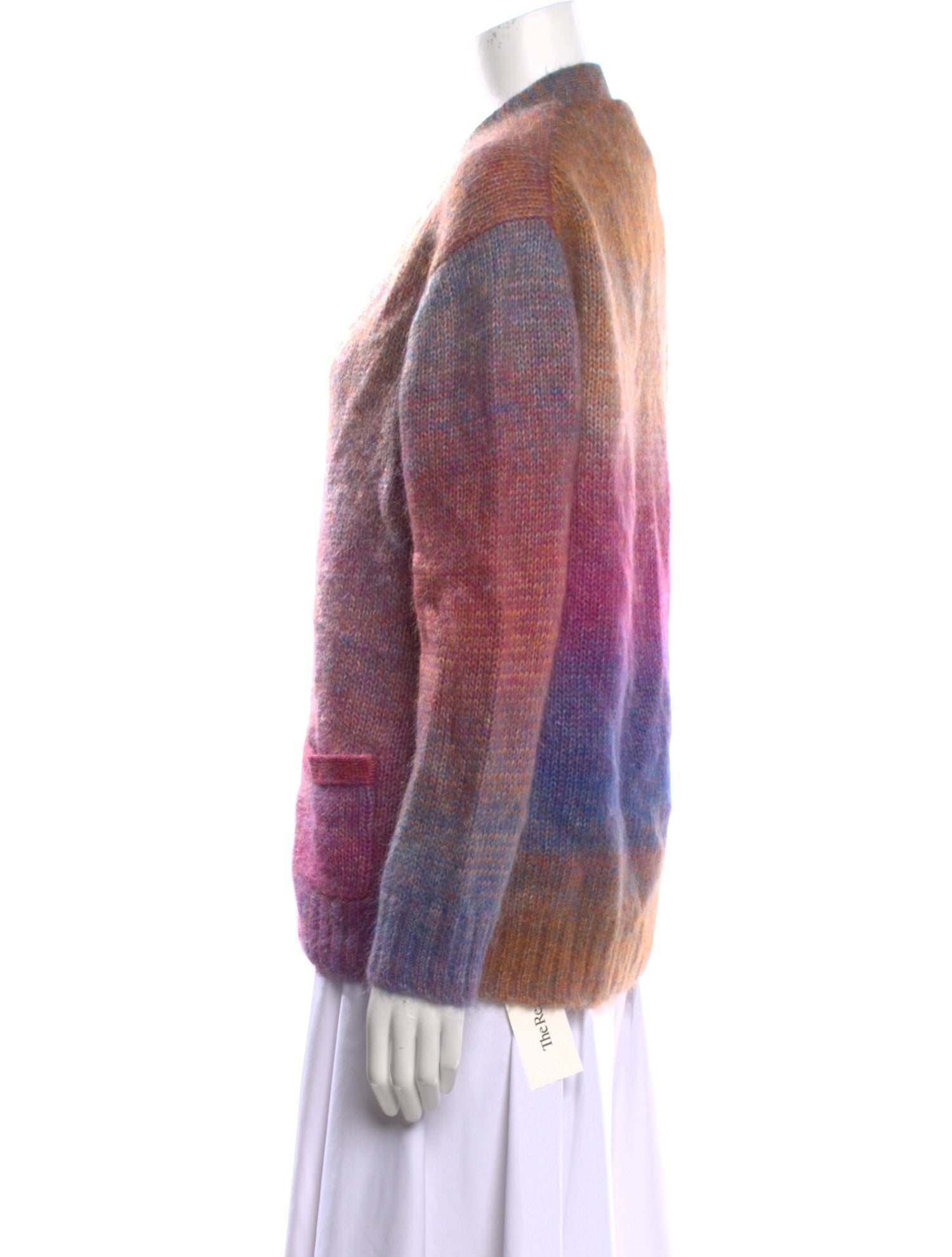 RE/DONE Striped V-Neck Sweater