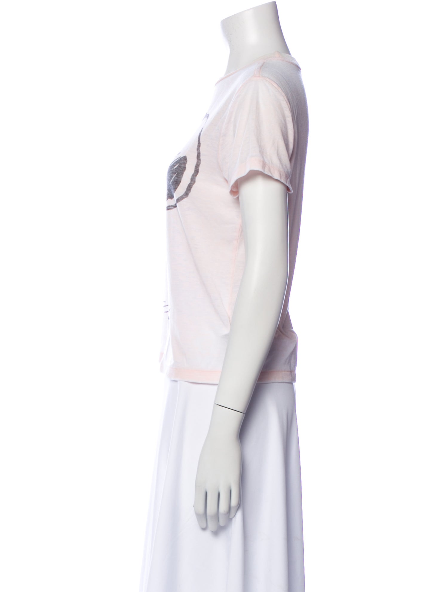 RE/DONE Graphic Print Crew Neck T-Shirt