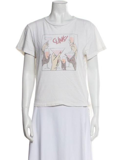 RE/DONE Graphic Print Crew Neck T-Shirt