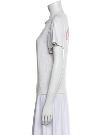 RE/DONE Graphic Print Crew Neck T-Shirt