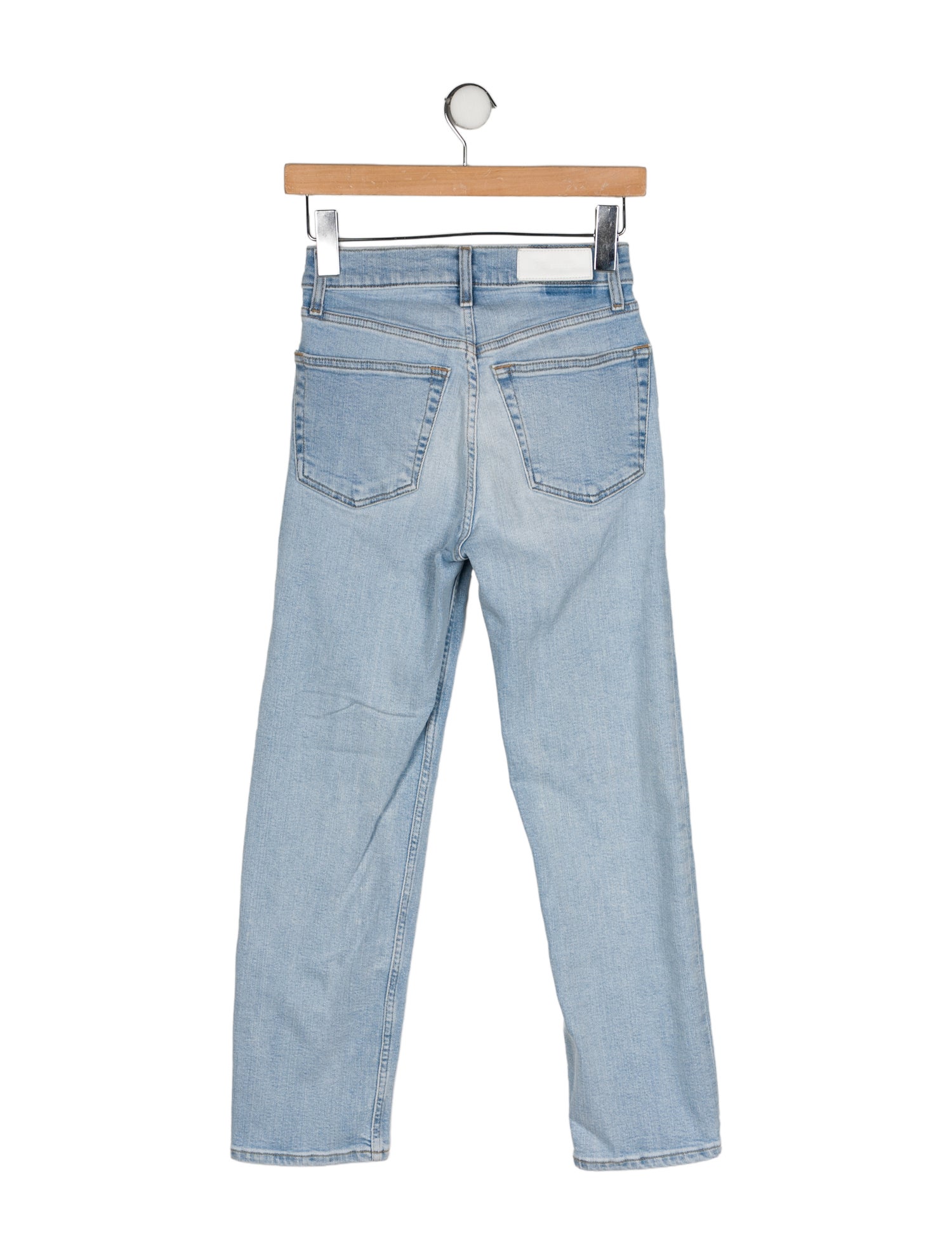 RE/DONE Mid-Rise Straight Leg Jeans