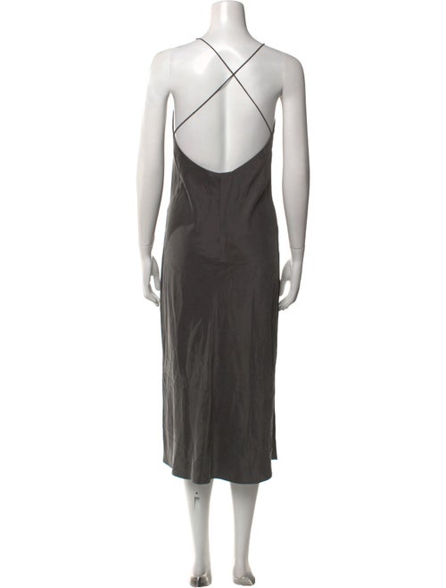 RE/DONE Silk Midi Length Dress