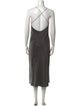 RE/DONE Silk Midi Length Dress