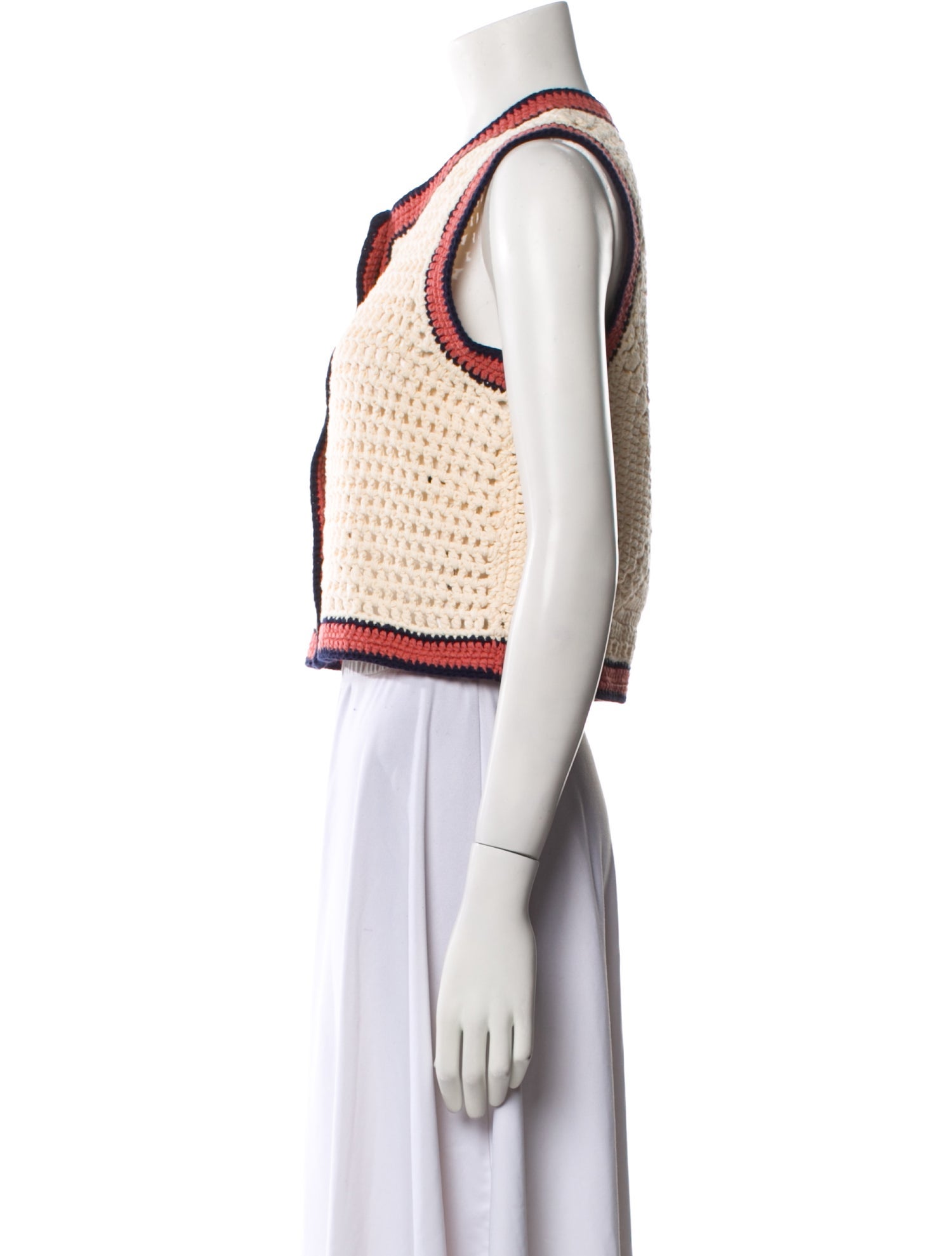 RE/DONE Printed Crew Neck Crop Top