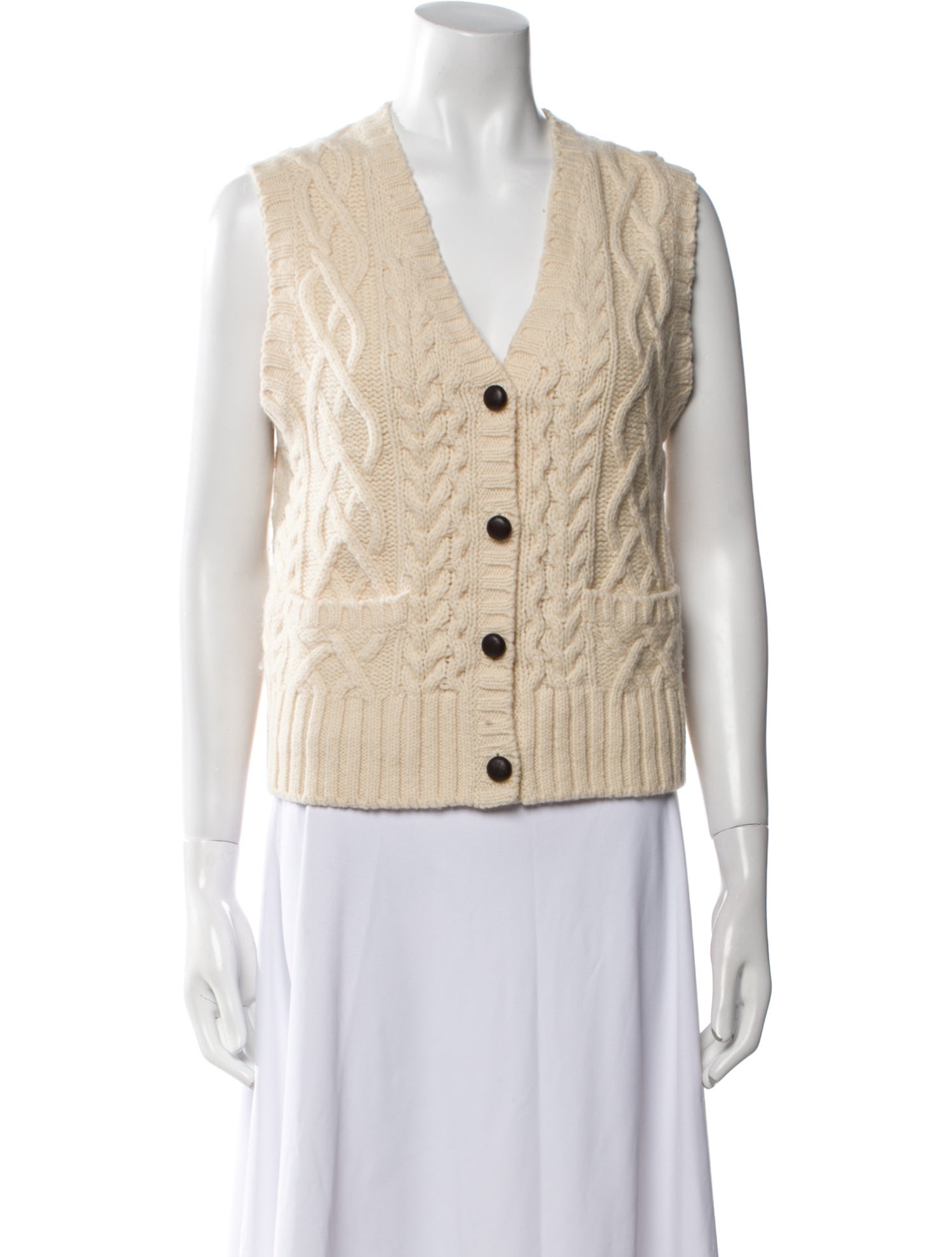 RE/DONE Wool V-Neck Sweater