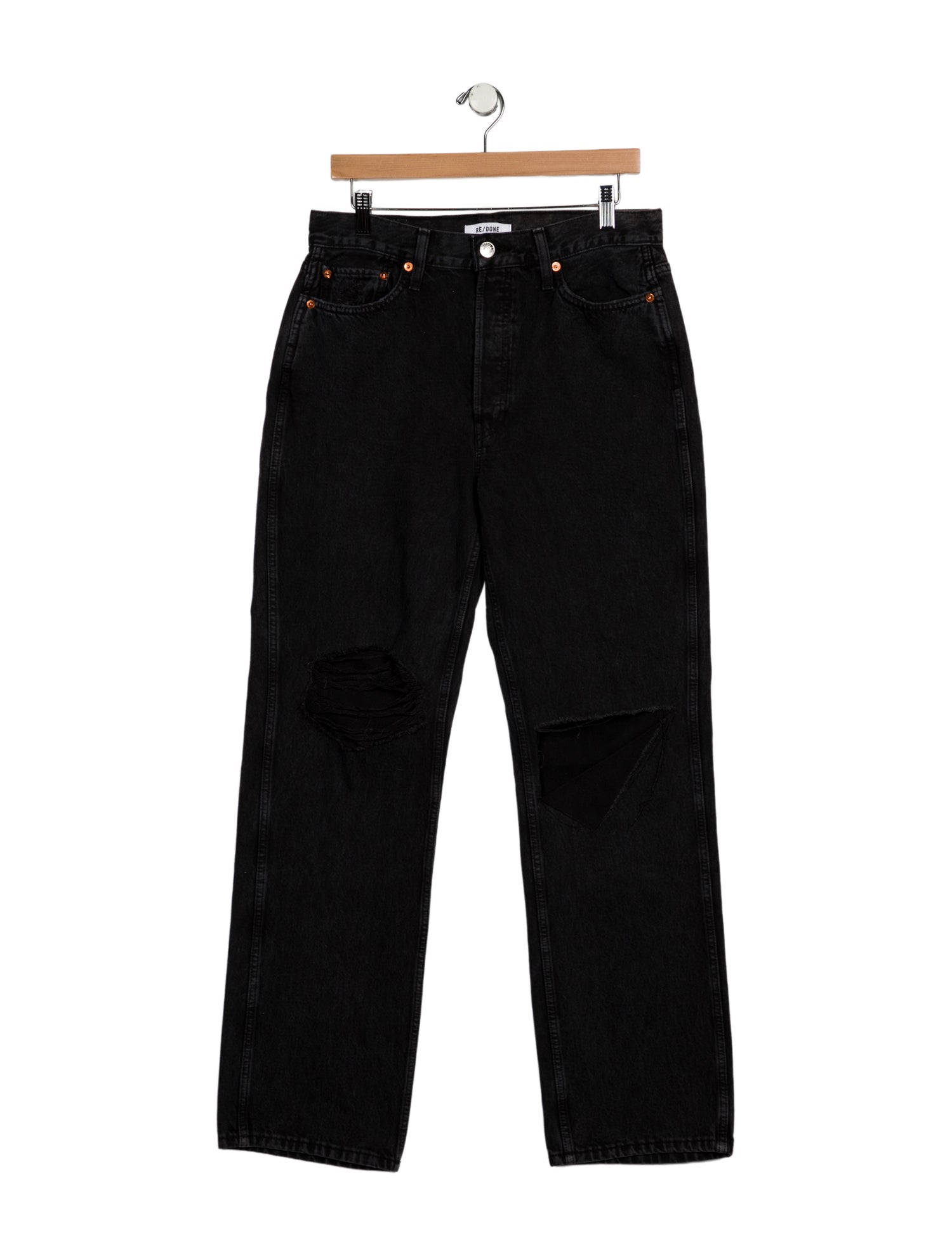 RE/DONE High-Rise Straight Leg Jeans w/ Tags