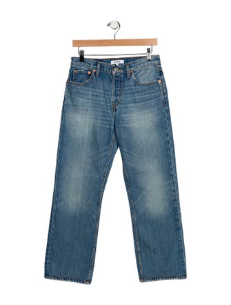 RE/DONE High-Rise Wide Leg Jeans