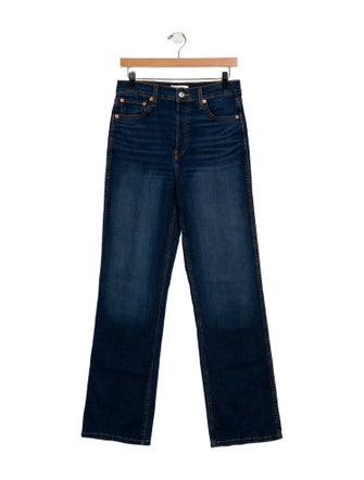 RE/DONE High-Rise Wide Leg Jeans
