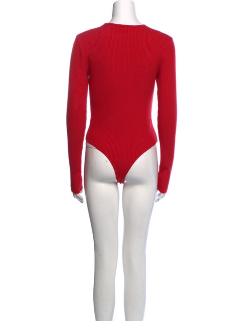 RE/DONE Crew Neck Long Sleeve Bodysuit