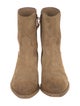 RE/DONE Suede Leather Trim Embellishment Western Boots