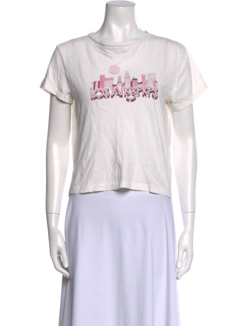 RE/DONE Graphic Print Crew Neck T-Shirt