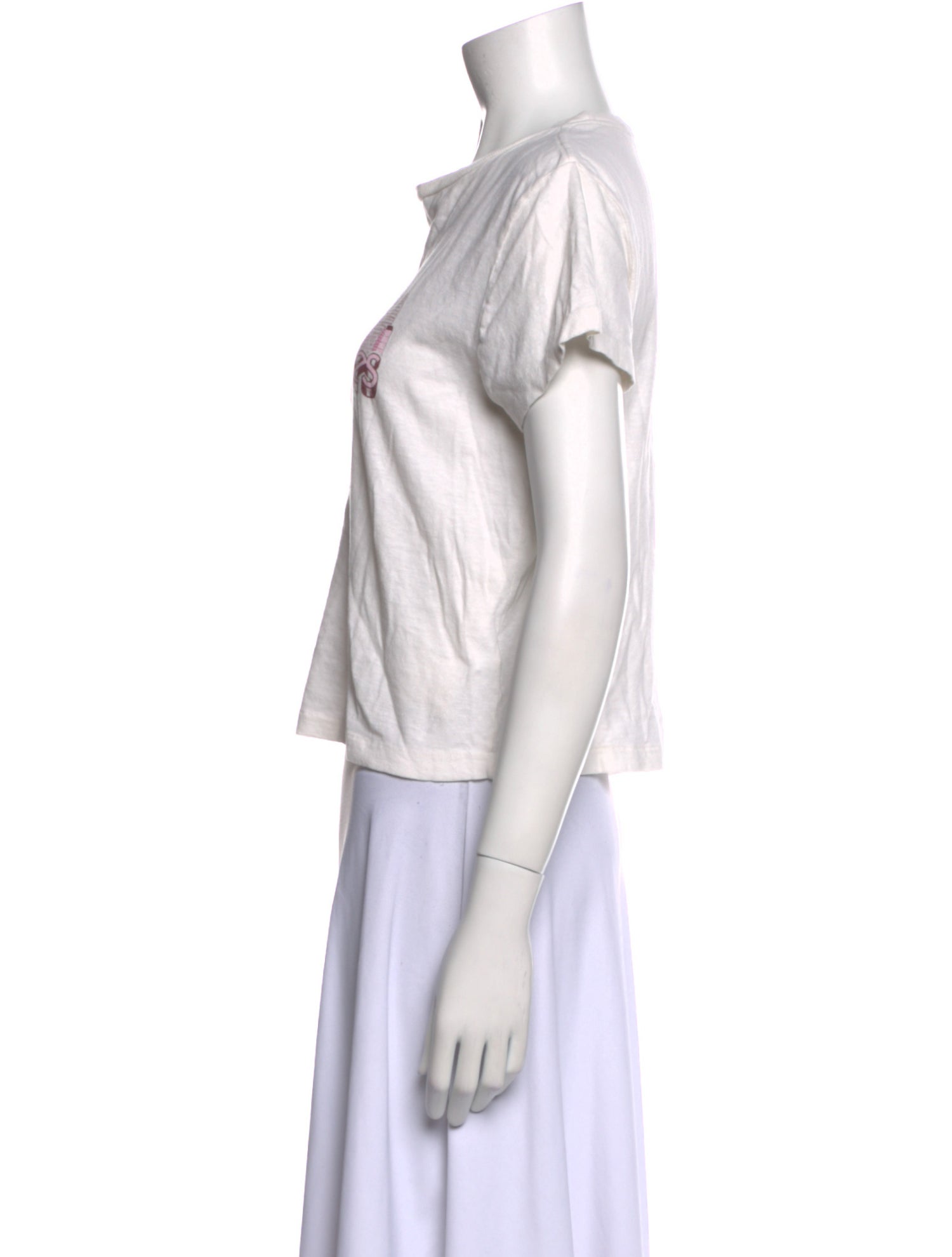 RE/DONE Graphic Print Crew Neck T-Shirt