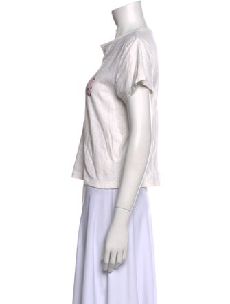 RE/DONE Graphic Print Crew Neck T-Shirt