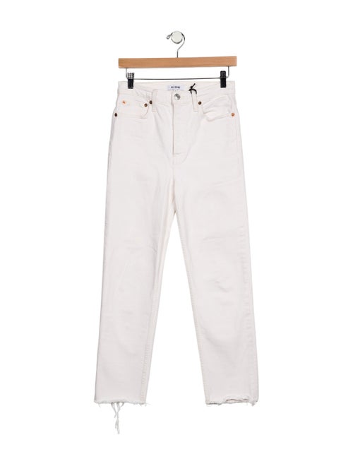 RE/DONE High-Rise Straight Leg Jeans