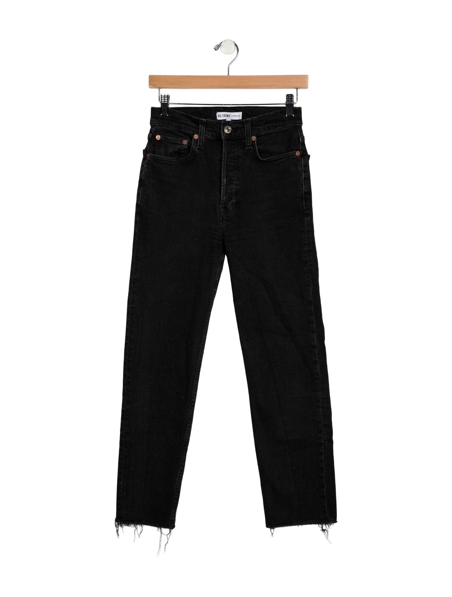 RE/DONE Mid-Rise Straight Leg Jeans