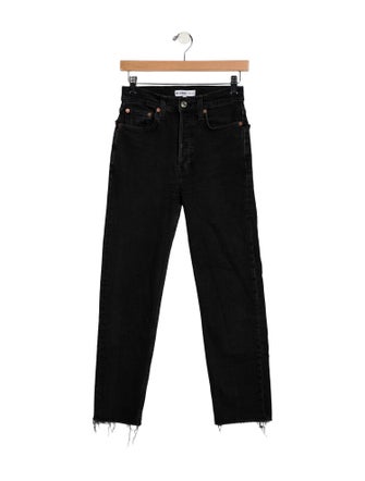 RE/DONE Mid-Rise Straight Leg Jeans