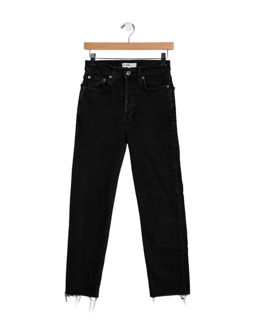 RE/DONE Mid-Rise Straight Leg Jeans